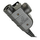 Тангента, кнопка PTT для рацій Motorola Talkabout Z125-M1 (1-PIN конектор), фото 9