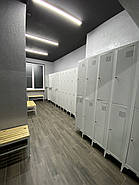 Шафа для одягу металева ШОМ-300/2/4*. в спортзал, фото 2