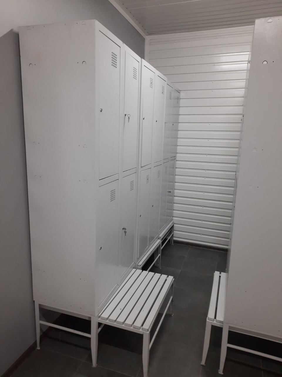 Металеві шафи для персоналу ШОМ-400/2/4, фото 1