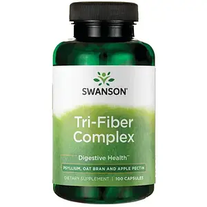 Комплекс харчових волокон Swanson Tri-Fiber Complex Digestive Health 100 капс.