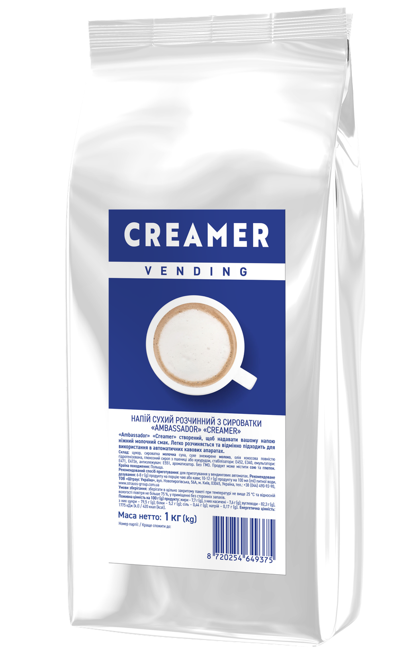 Напій сухий розчинний Ambassador Creamer 1000г