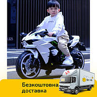 Детский мотоцикл Bambi (1 мотор 45W, 1 аккум.12V9AH, музыка, свет, MP3, USB, колеса EVA) M 4877EL-1 Белый