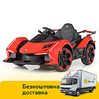 Детский электромобиль Lamborghini (2 мотора 35W, аккум. 12V8AH, MP3, USB,свет, EVA) M 4865EBLR-3 Красный