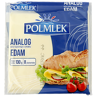 Сир тостовий едем Полмлек Polmiek edam 130g 26шт/ящ (Код: 00-00013101)