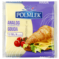 Сир тостовий гауда Полмлек Polmiek gouda 130g 26шт/ящ (Код: 00-00013099)