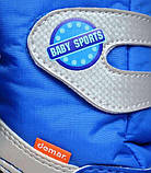 Дитячі зимові чоботи на овчині для хлопчика Demar Baby Sports 2 1506NB синій розмір 20-29, фото 2