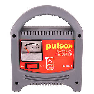 Зарядний пристрій для акумулятора PULSO BC-20860 12 V / 6 A / 20-80AHR, фото 3