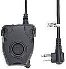 Кнопка PTT тангента для рацій Motorola Моторола Z112-M2 (2-PIN конектор), фото 3