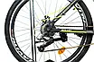 Велосипед гірський спортивний Crossride ST MTB Bullet 26" чорно\зелений на зріст 135-155 см, фото 5