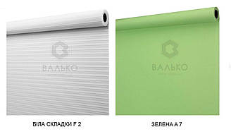 Тканинні Однотонні Ролети -  Відкритого/Закритого типу, з кріпленням на фрамугу