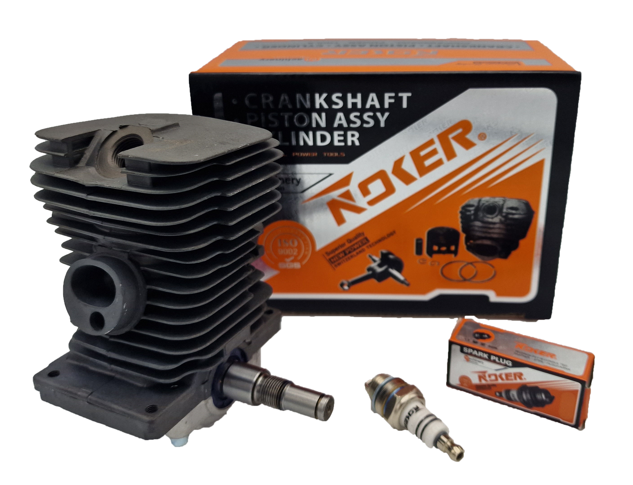 Поршнева для бензопили S 180 в зборі (колінвал + сальники + піддон)