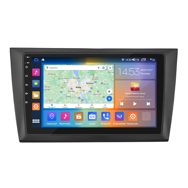 Штатна магнітола 9" Lesko для Volkswagen Golf VI 2008-2012 2/32 Gb CarPlay 4G Wi-Fi GPS Prime Вольксваген