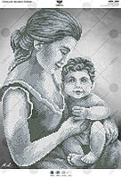 Мати та дитина Схема для вишивання бісером Virena А3Н_263
