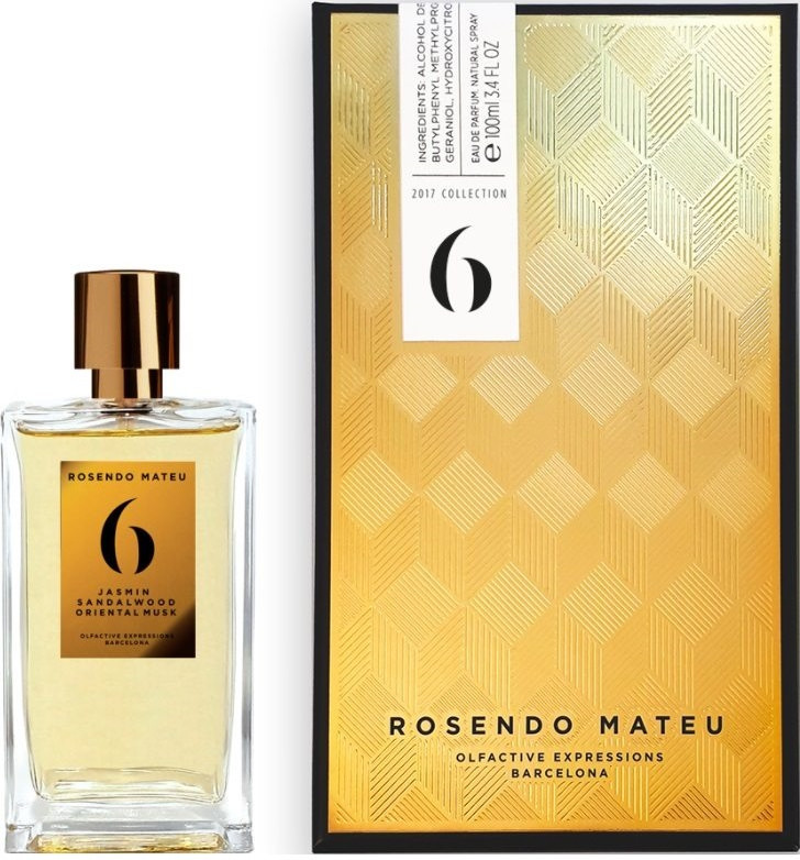 Оригінальний парфум Rosendo Mateu 6 Jasmin, Sandalwood, Oriental Musk 100 мл