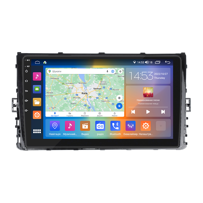 Магнітола 9" Lesko для Volkswagen Jetta VII 2018-н.в. 2/32Gb CarPlay 4G Wi-Fi GPS Prime Фольксваген 10 шт.
