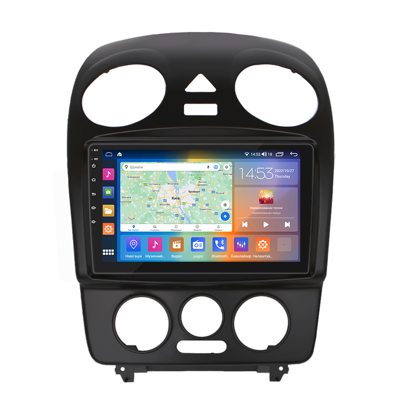Штатна магнітола 9" Lesko для Volkswagen Beetle I (A4) Рестайлінг 2005-2010 4/64Gb CarPlay 4G Wi-Fi GPS P 5 шт.