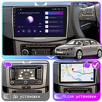 Штатна магнітола 10" Lesko для Volkswagen Passat B7 2011-2015 2/32Gb CarPlay 4G Wi-Fi GPS Prime Вольксваген, фото 4