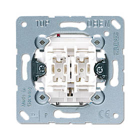 Механізм вимикача JUNG двоклавішний без фіксації 535U