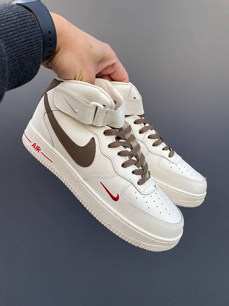 Nike Air Force High 1 07 Essenti mocco 09682 Marvinshop