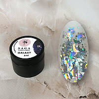 Гель-глиттер SAGA Galaxy Glitter 04, 8 мл