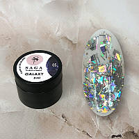 Гель-глиттер SAGA Galaxy Glitter 05, 8 мл