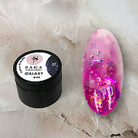 Гель-глиттер SAGA Galaxy Glitter 07, 8 мл