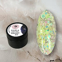 Гель-глиттер SAGA Galaxy Glitter 14, 8 мл