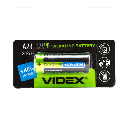 Батарейка 12V 23A MS21 8LR932, Videx A23 12В батарея