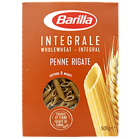 Макарони інтеграле пенне рігате цільнозернові Барілла Barilla Penne Rigate 500g 14шт/ящ (Код: 00-00003483)