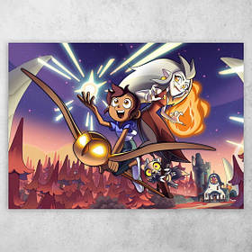 Плакат постер "Совиний Дім / The Owl House"