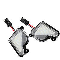 Штатна LED-підсвітка дзеркал Skoda Superb 3, MK2, Octavia 2, 3
