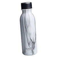 Бутылка для воды термос металлическая SmartShake Bohtal Insulated Flask White Marble 600мл