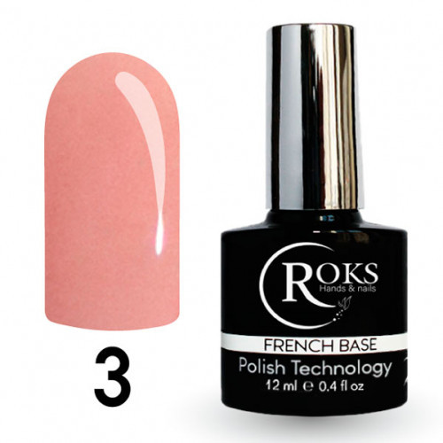 Базове покриття ROKS Rubber Base French №03 12 мл