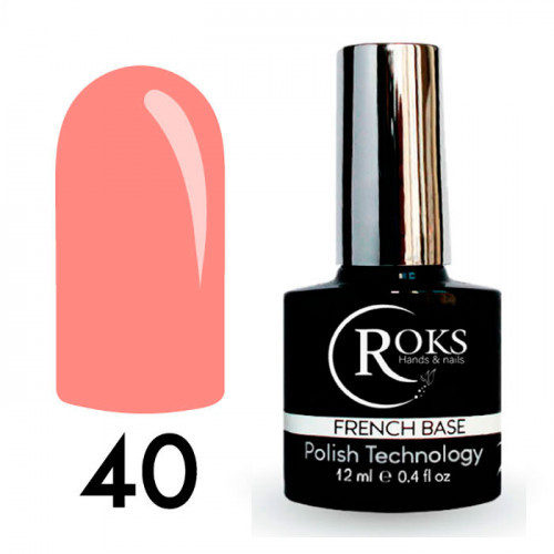 Базове покриття ROKS Rubber Base French №40 12 мл