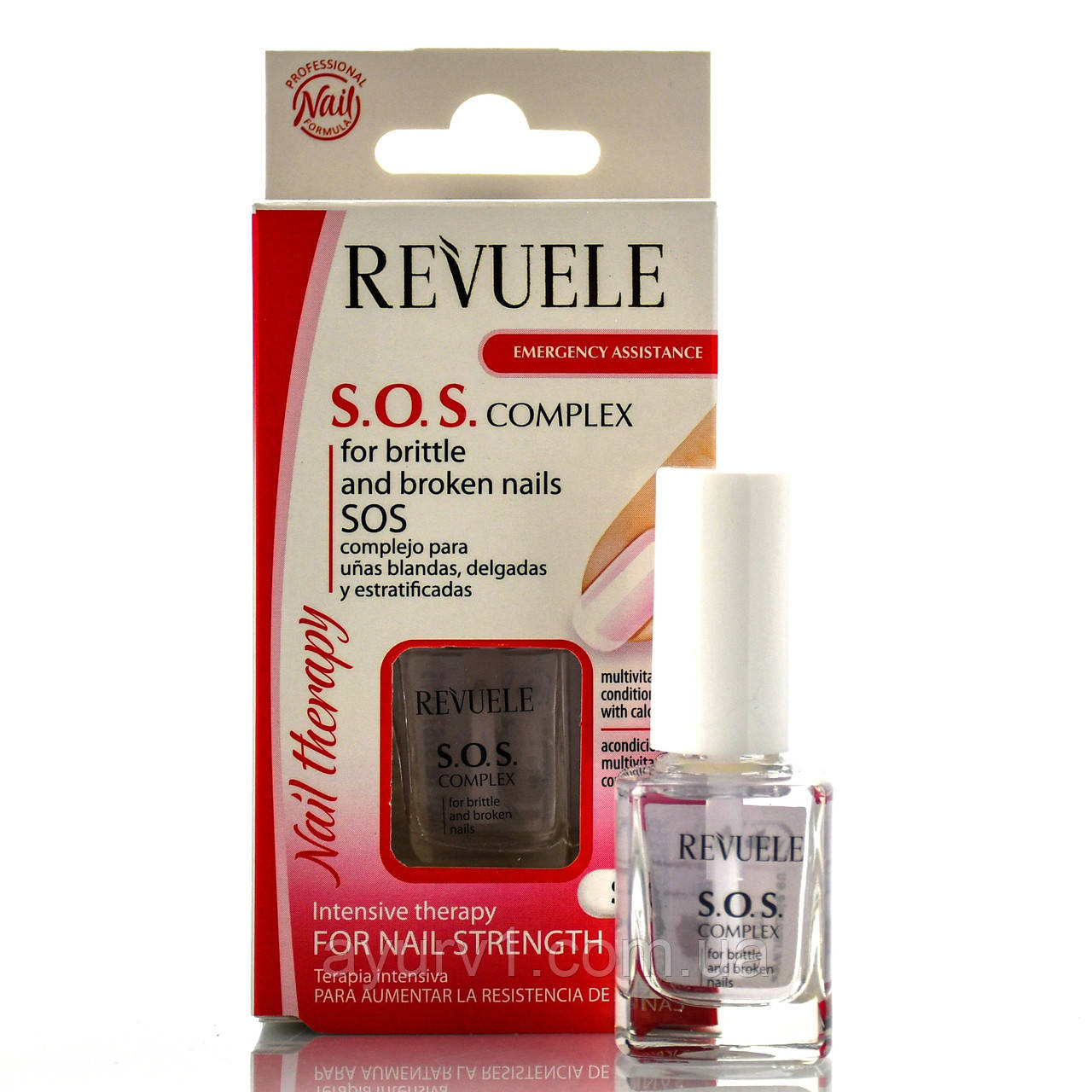 Засіб для швидкої допомоги нігтям, SOS Complex, Nail Therapy, Revuele, 10 ml