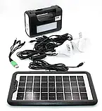 Портативна сонячна станція, кемпінговий ліхтар FORLIFE FL-3272, power bank, solar, фото 8