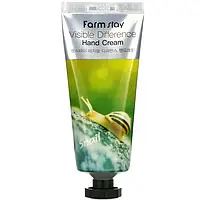 Крем для рук с муцином улитка FarmStay Visible Difference Hand Cream Snail 100 мл