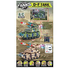 Танк на радіокеруванні 899-11, підсвітка, звук, парогенератор, запускач, акумулятор 3,7V