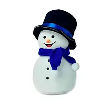 Нічник Infinity Snowman Black Hat led night