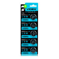Батарейка таблетка 5шт CR2016 3В Videx, літій