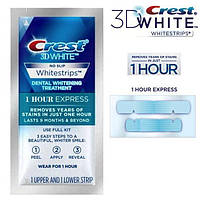 Полоски для отбеливания зубов за 1 час, ПОШТУЧНО/Crest 3D Whitestrips, Professional Effects1-Hour Express