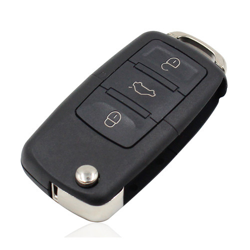 Викидний ключ, корпус під чип, 3кн DKT0269, Volkswagen, без леза