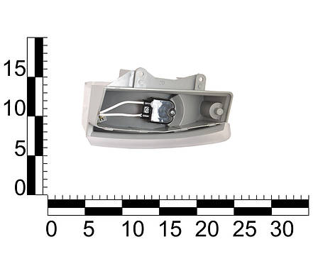 Вказівника повороту передній ЗАЗ 1102-03-05 прав. білий, фото 2