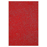 Фетр HARD 170GSM 1,2 мм "Червоний" Glitter 10PC/OPP A4, 1 шт./етик.