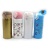 Пляшка-термос для води "Classic" 350ml, подвійний. стін.mix 1 шт./етик