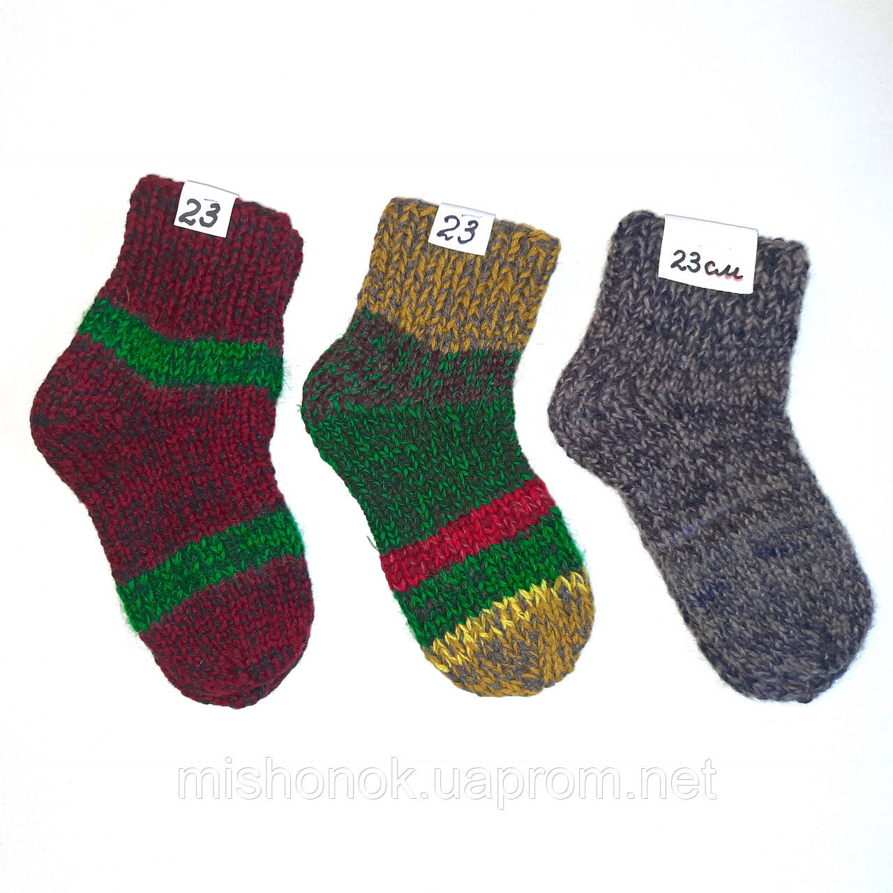 Шкарпетки жіночі в'язані, 23 см на 36 - 37,5 розмір