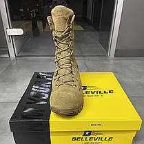 Берці зимові Belleville KHYBER TR550WPINS, розмір 10/43, колір Койот, теплі, стандарт армії США, фото 2