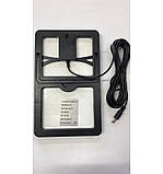 СОННІЧНА СТАНЦІЯ ПАНЕЛЬ РАДІО, ФОНАРІК ОСВІТЛЕННЯ SOLAR Light POWERED RT-904, фото 5