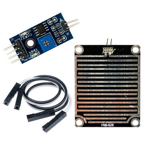 Датчик дощу снігу вологи, погодний модуль HW-028 HW-103 для Arduino, фото 1
