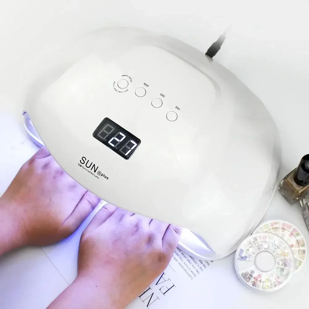 Лампа для сушіння нігтів UV-LED лампа SUN X Plus — 72 Ватів